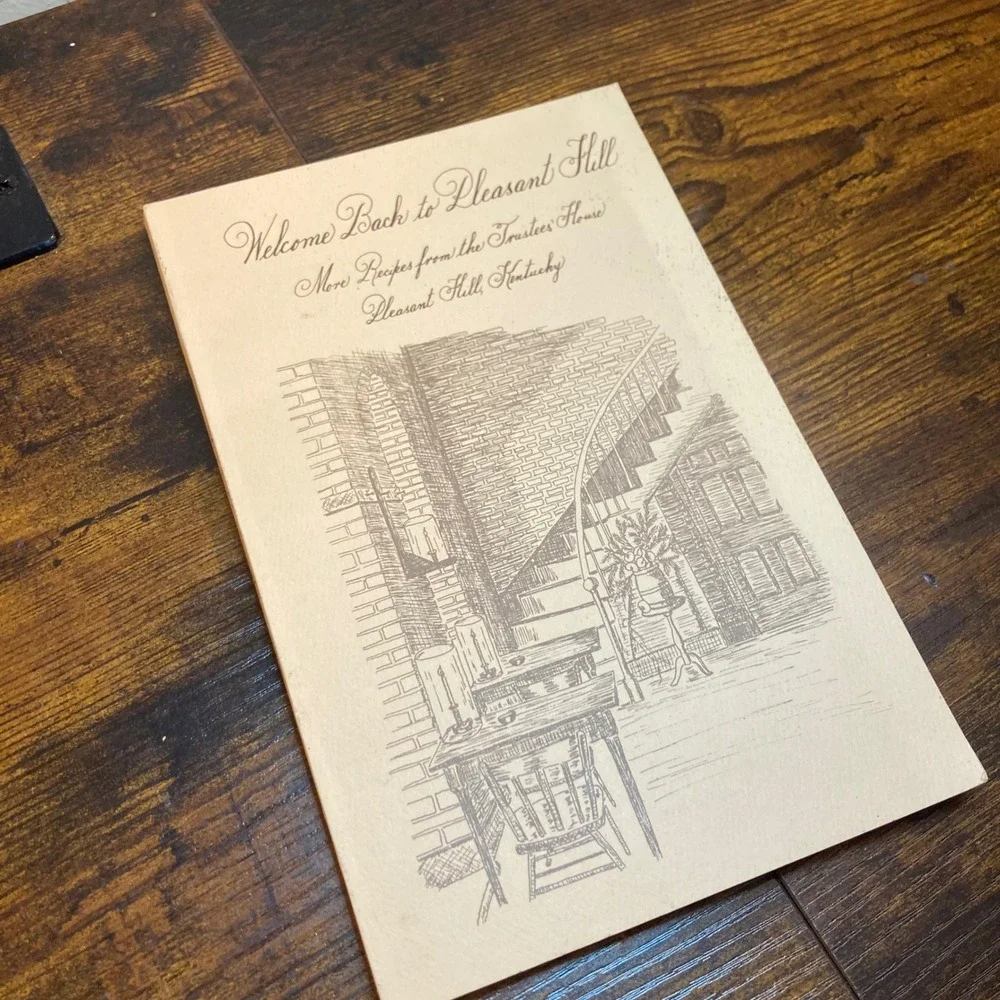 Pleasant Hill Shaker Recipes Cookbook Elizabeth Kremer 2000 Pencil Drawings